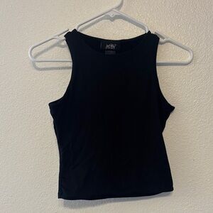 Black Sleeveless Top‎